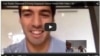 Azerbaijan. Baku. Luis Suarez Surprises A Young Uruguayan Cancer Patient With Video Call